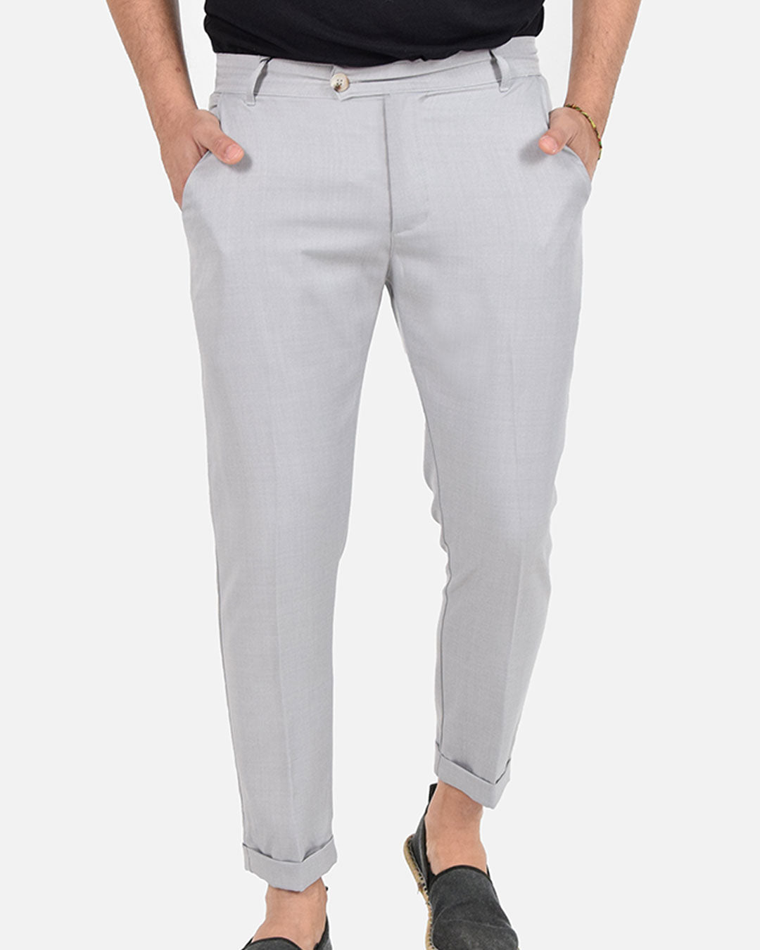 Pantaloni capri effetto sfumato