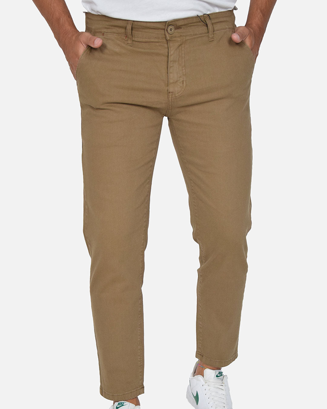 Pantaloni capri in piquet