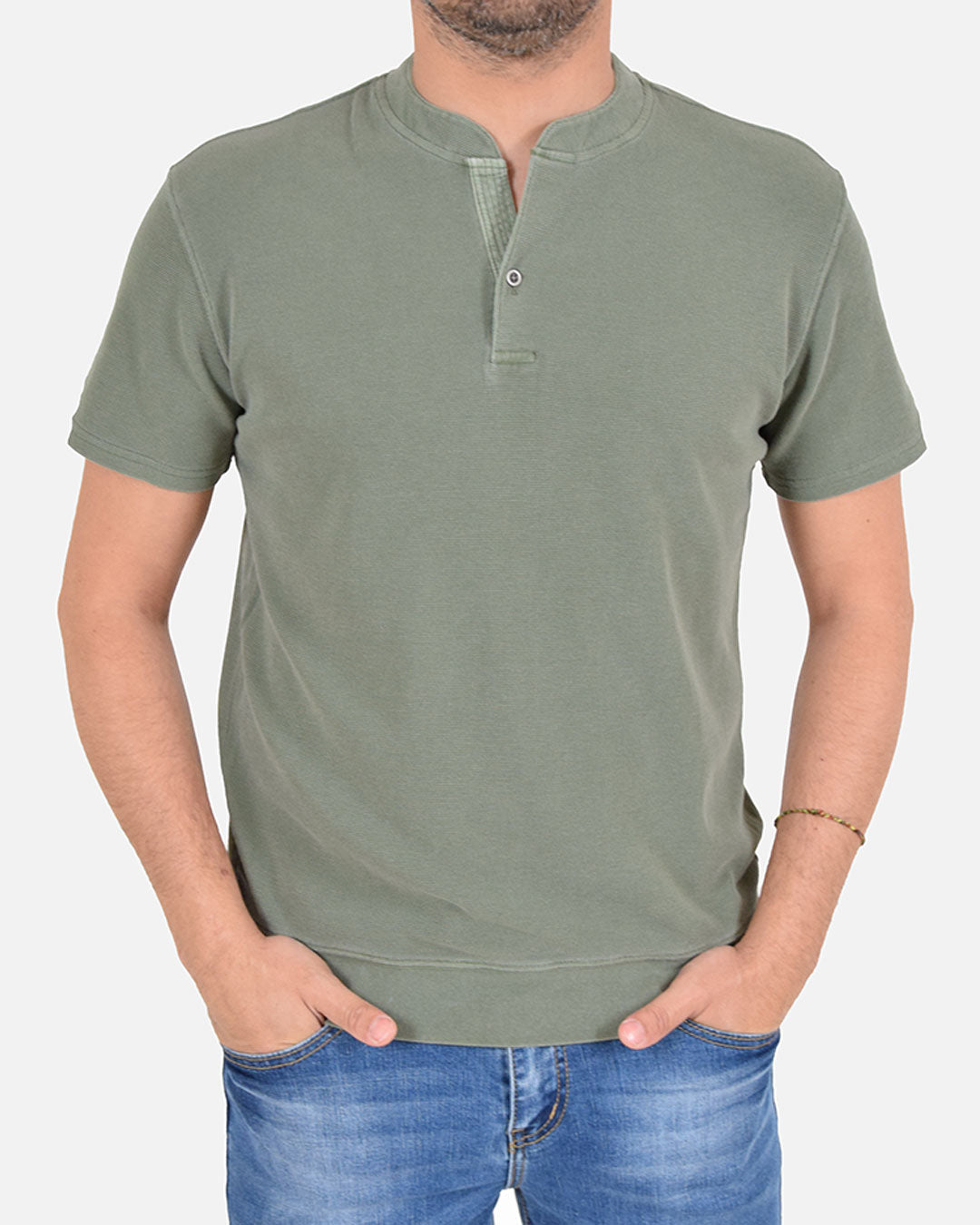 Maglia in cotone a nido d'ape