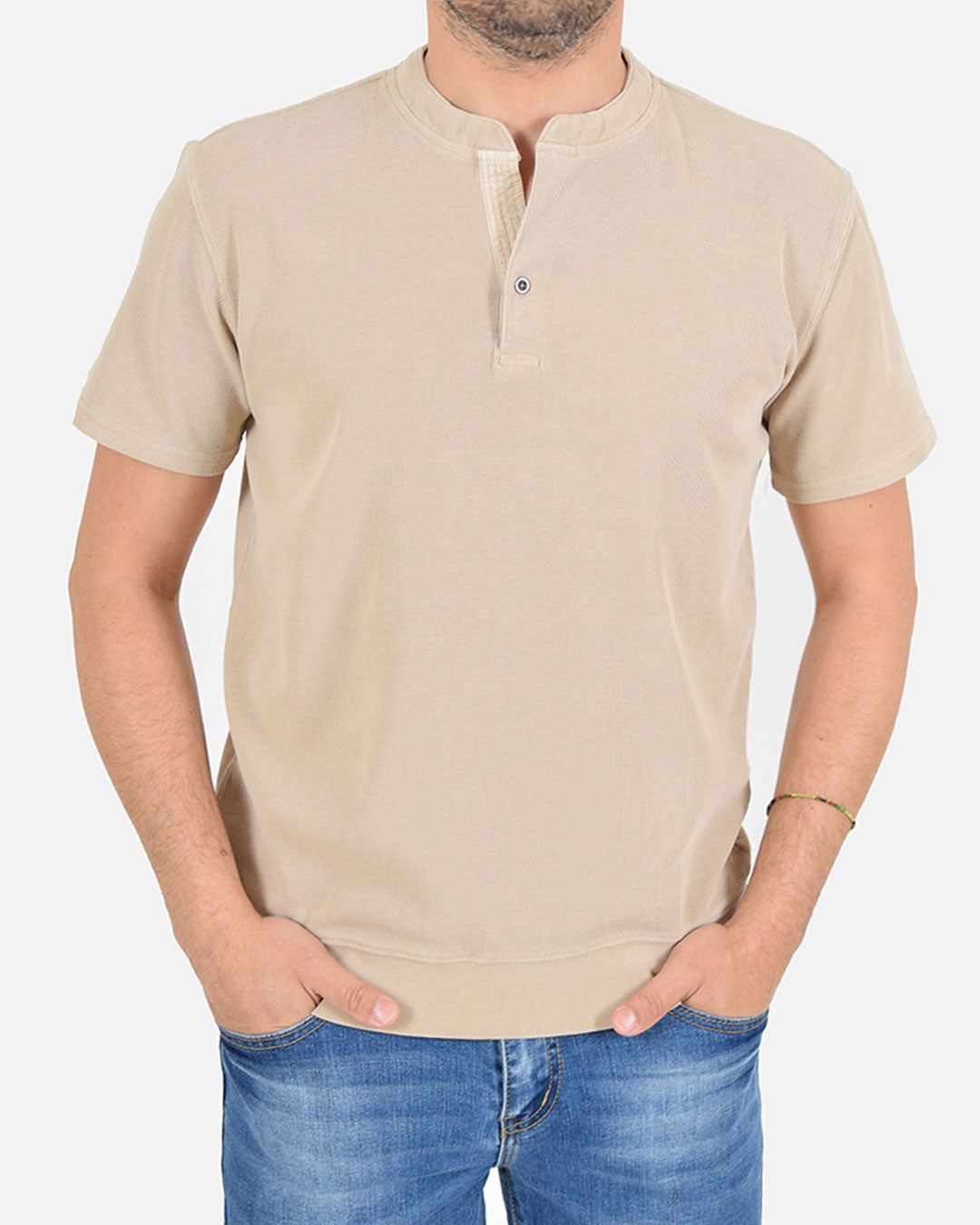 Maglia in cotone a nido d'ape