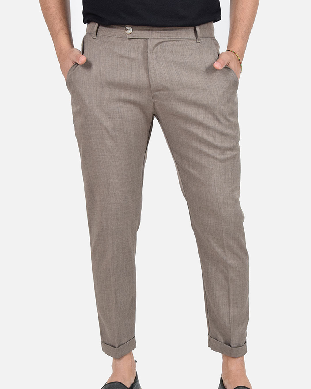 Pantaloni capri effetto sfumato