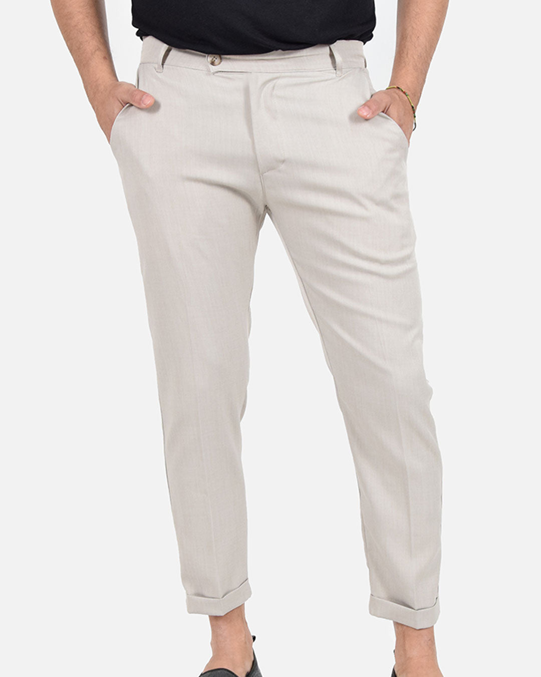 Pantaloni capri effetto sfumato