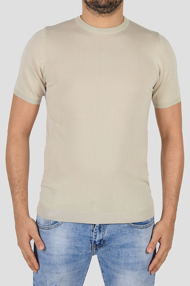 Maglia in filo a manica corta