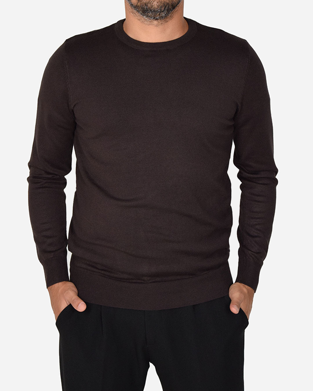 Pullover girocollo basic