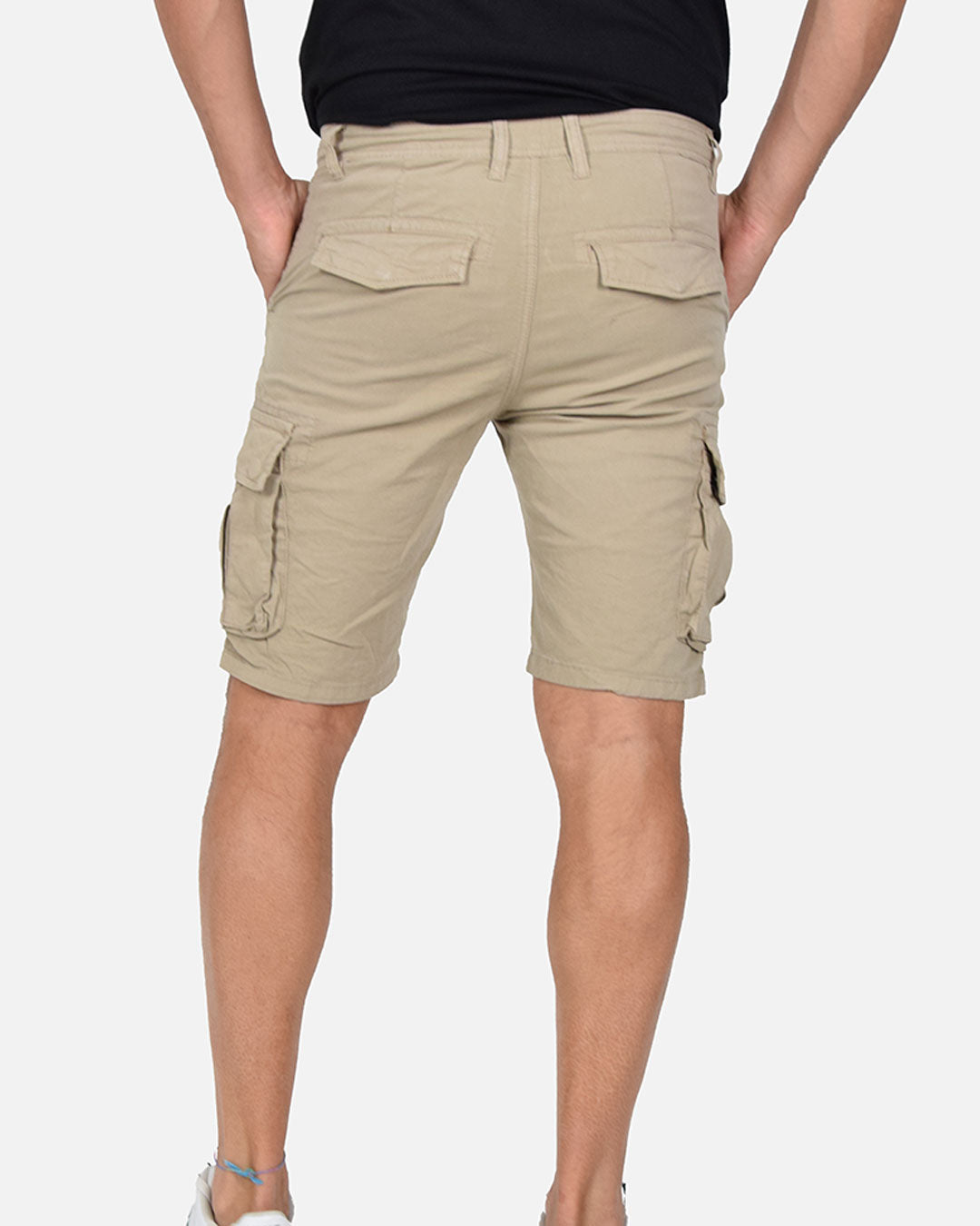 BERMUDA SKINNY CON TASCONI