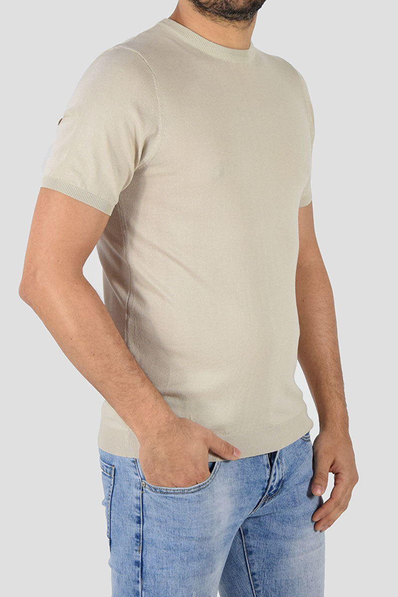 Maglia in filo a manica corta