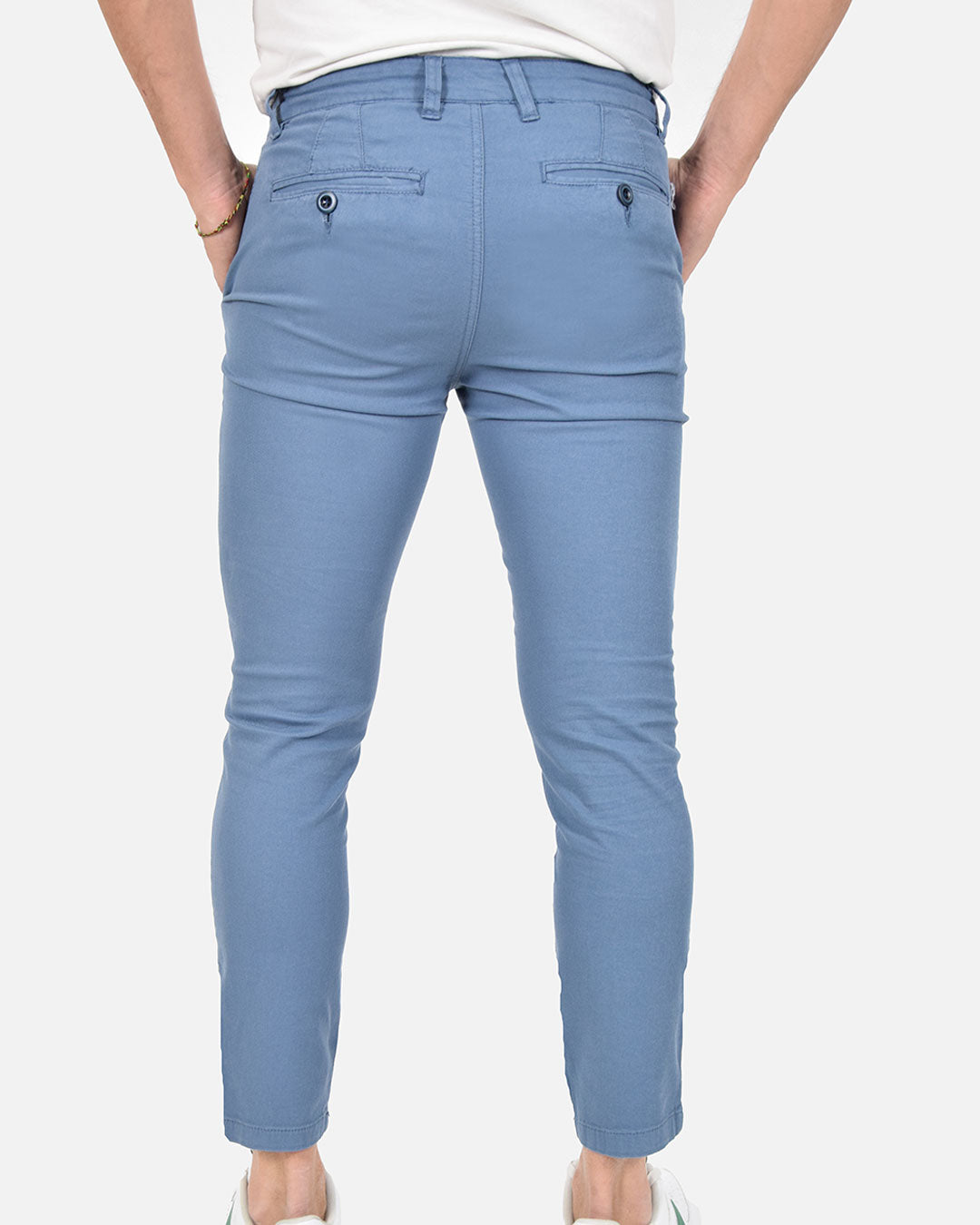 Pantaloni skinny capri in piquet