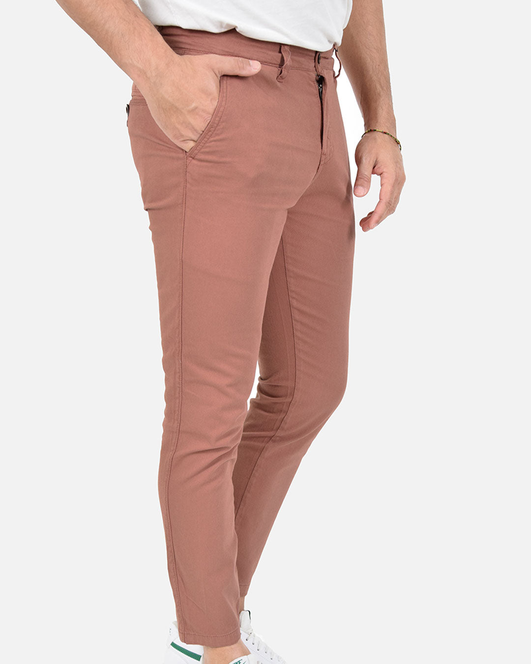 Pantaloni skinny capri in piquet