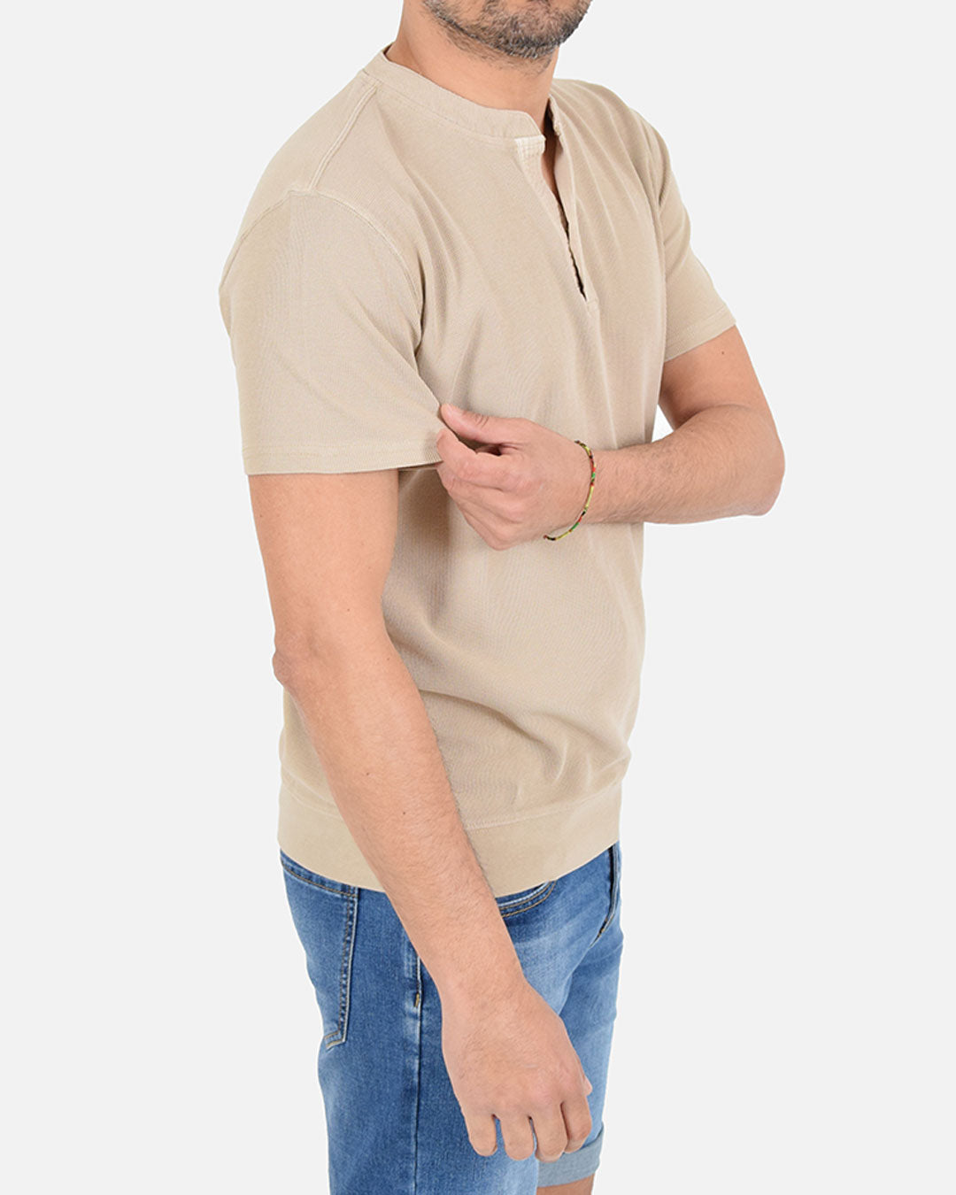Maglia in cotone a nido d'ape