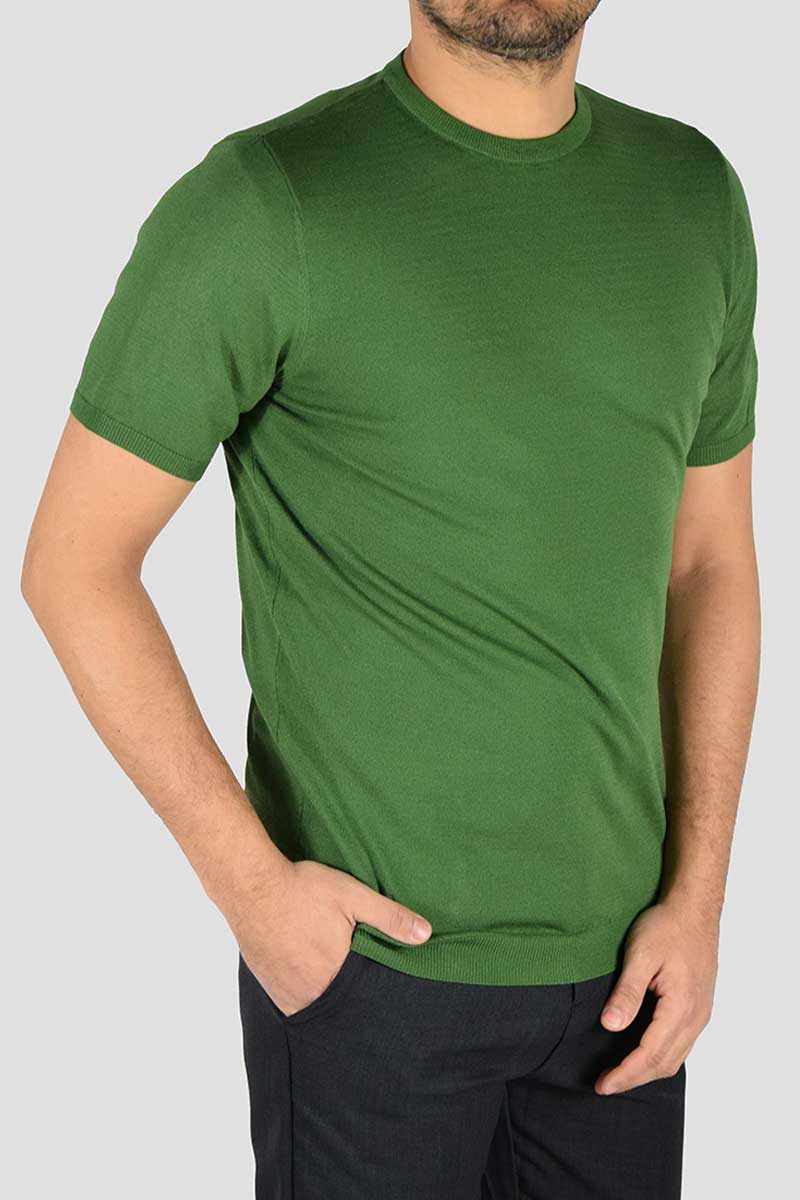 Maglia in filo a manica corta