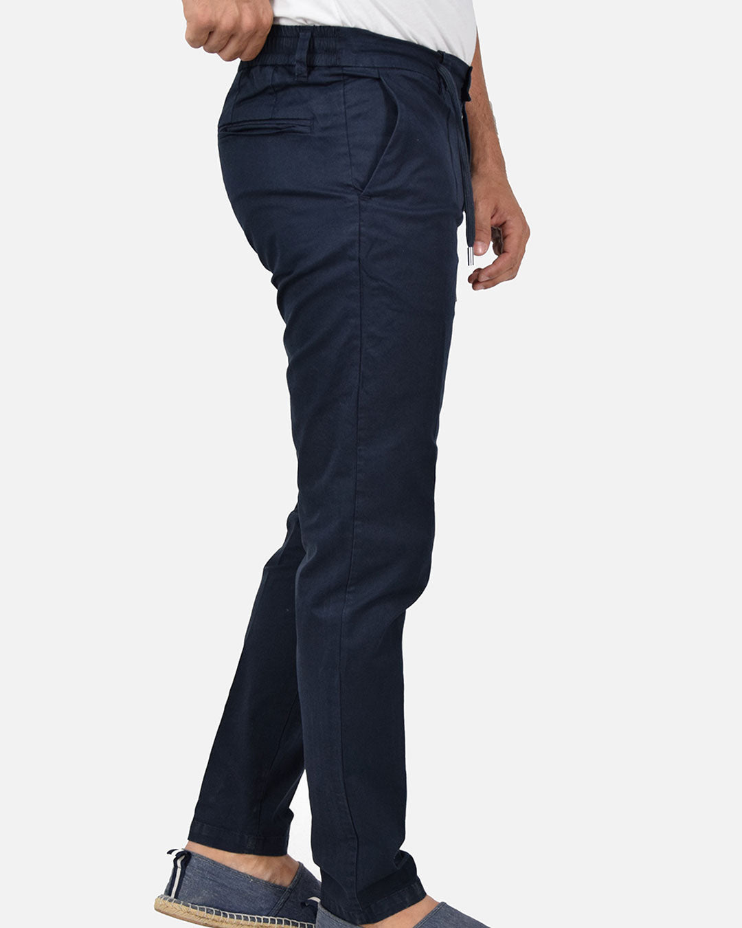 Pantaloni chino in cotone elasticizzato