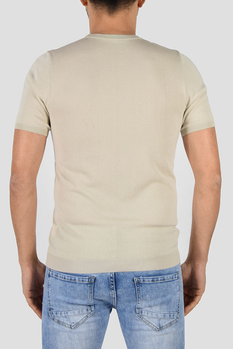 Maglia in filo a manica corta