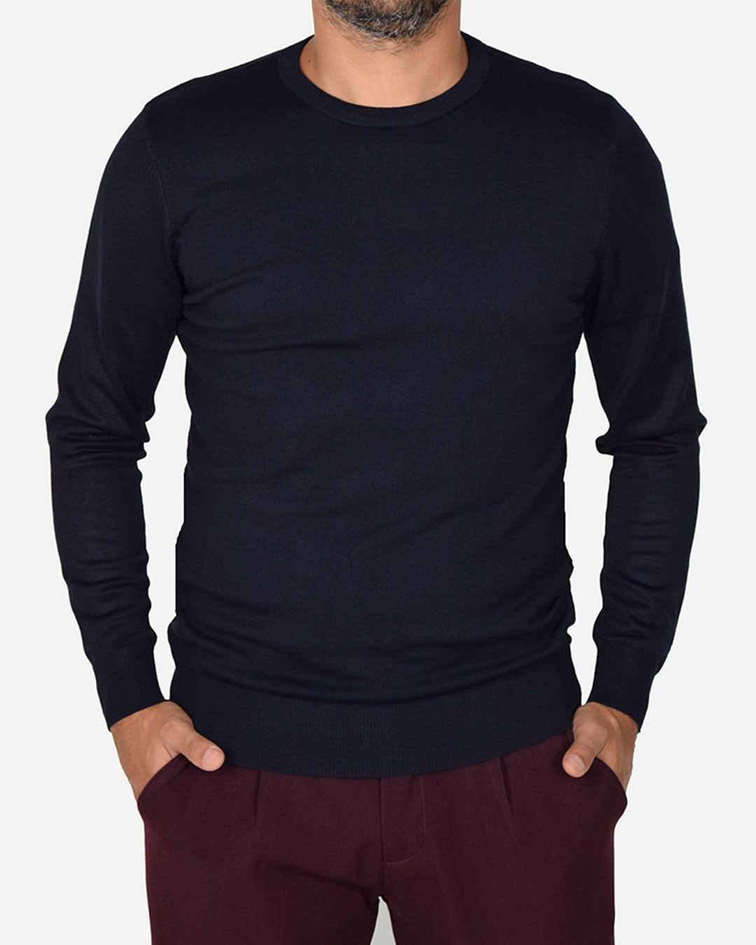 Pullover girocollo basic