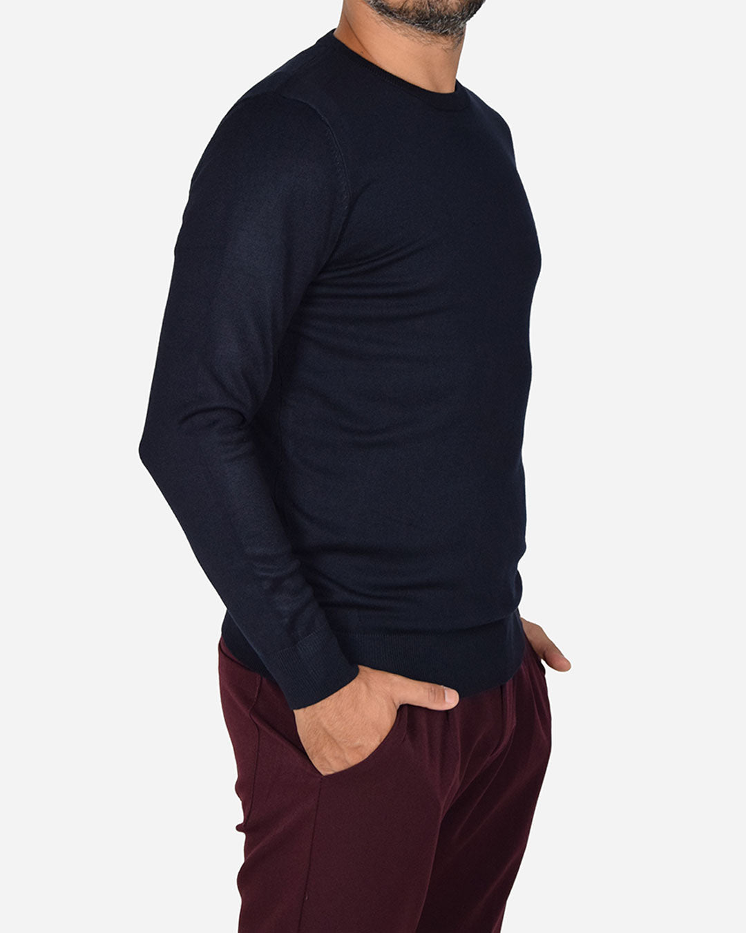 Pullover girocollo basic