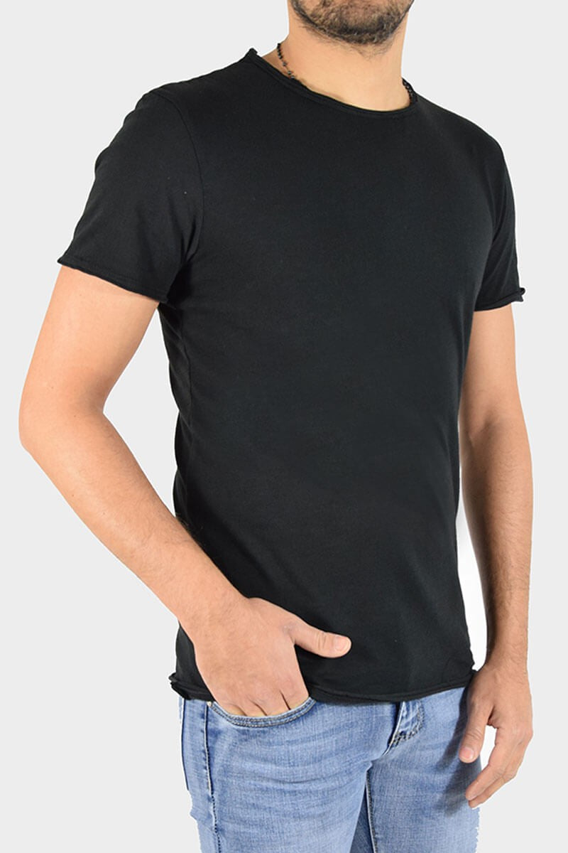 T-SHIRT CON TAGLIO VIVO