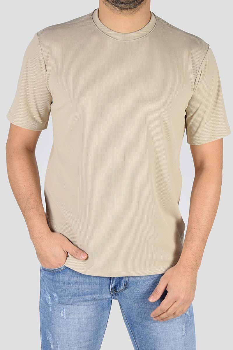 MAGLIA ELASTICIZZATA TESSUTO RIGATO