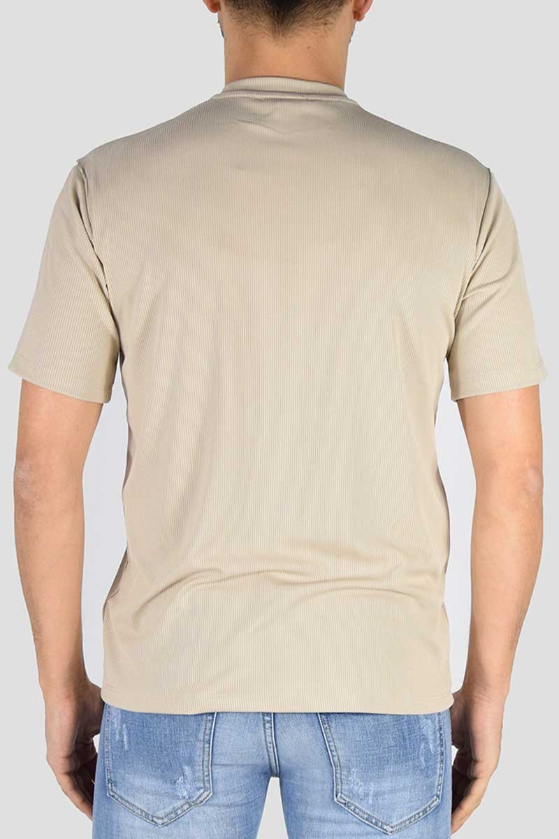MAGLIA ELASTICIZZATA TESSUTO RIGATO