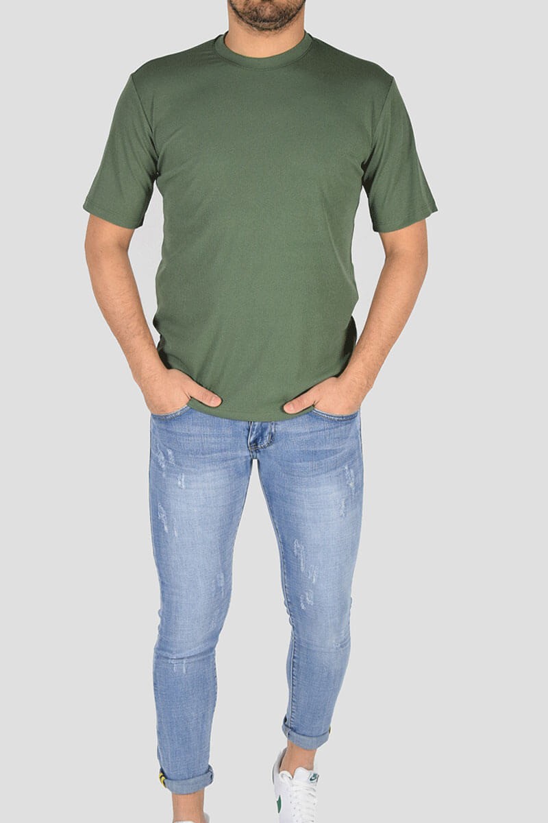 MAGLIA ELASTICIZZATA TESSUTO RIGATO