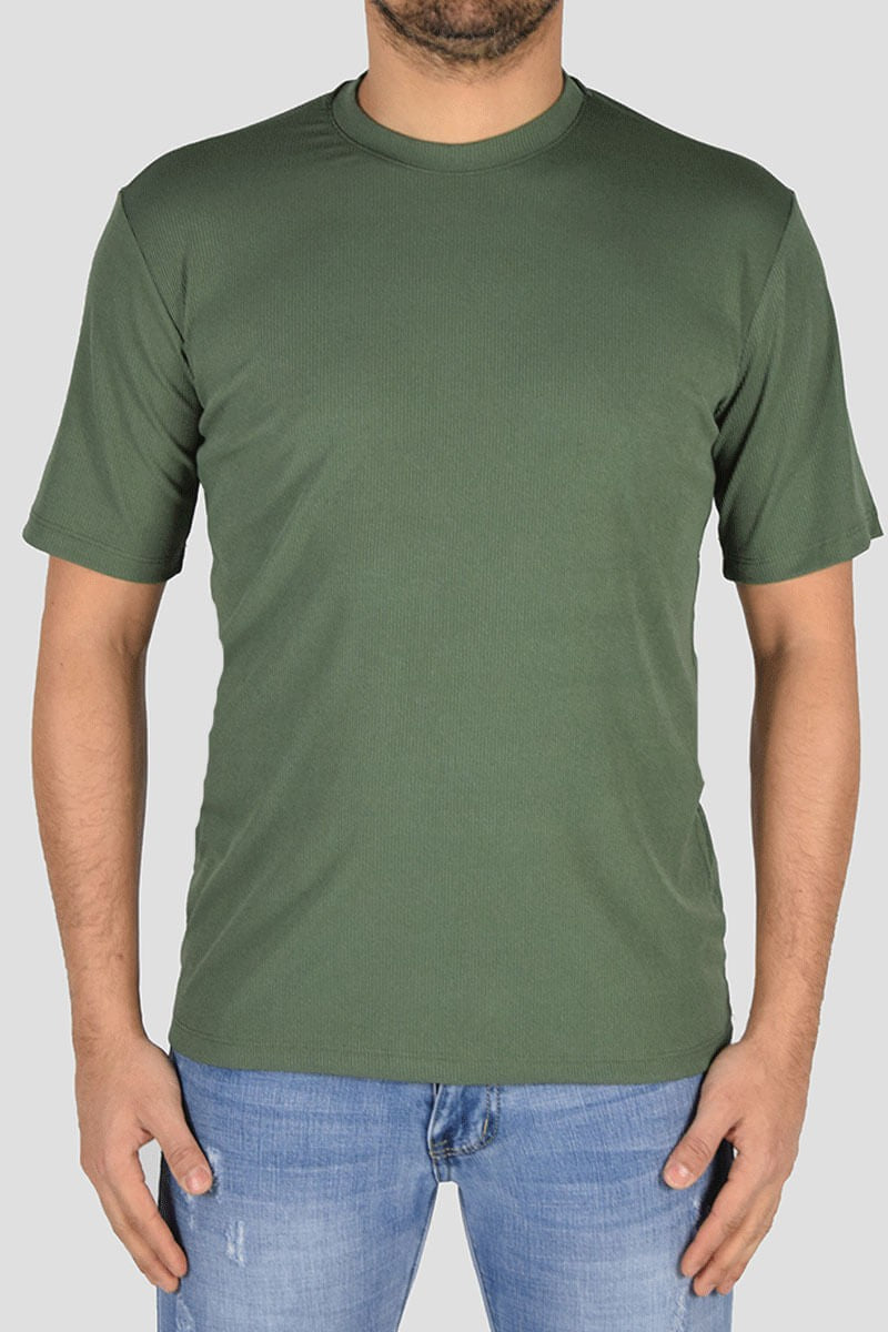 MAGLIA ELASTICIZZATA TESSUTO RIGATO