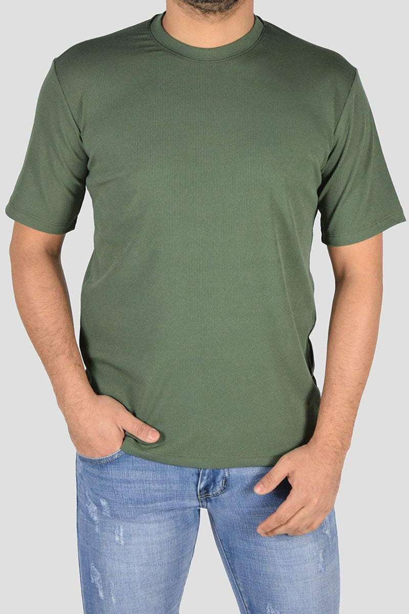 MAGLIA ELASTICIZZATA TESSUTO RIGATO
