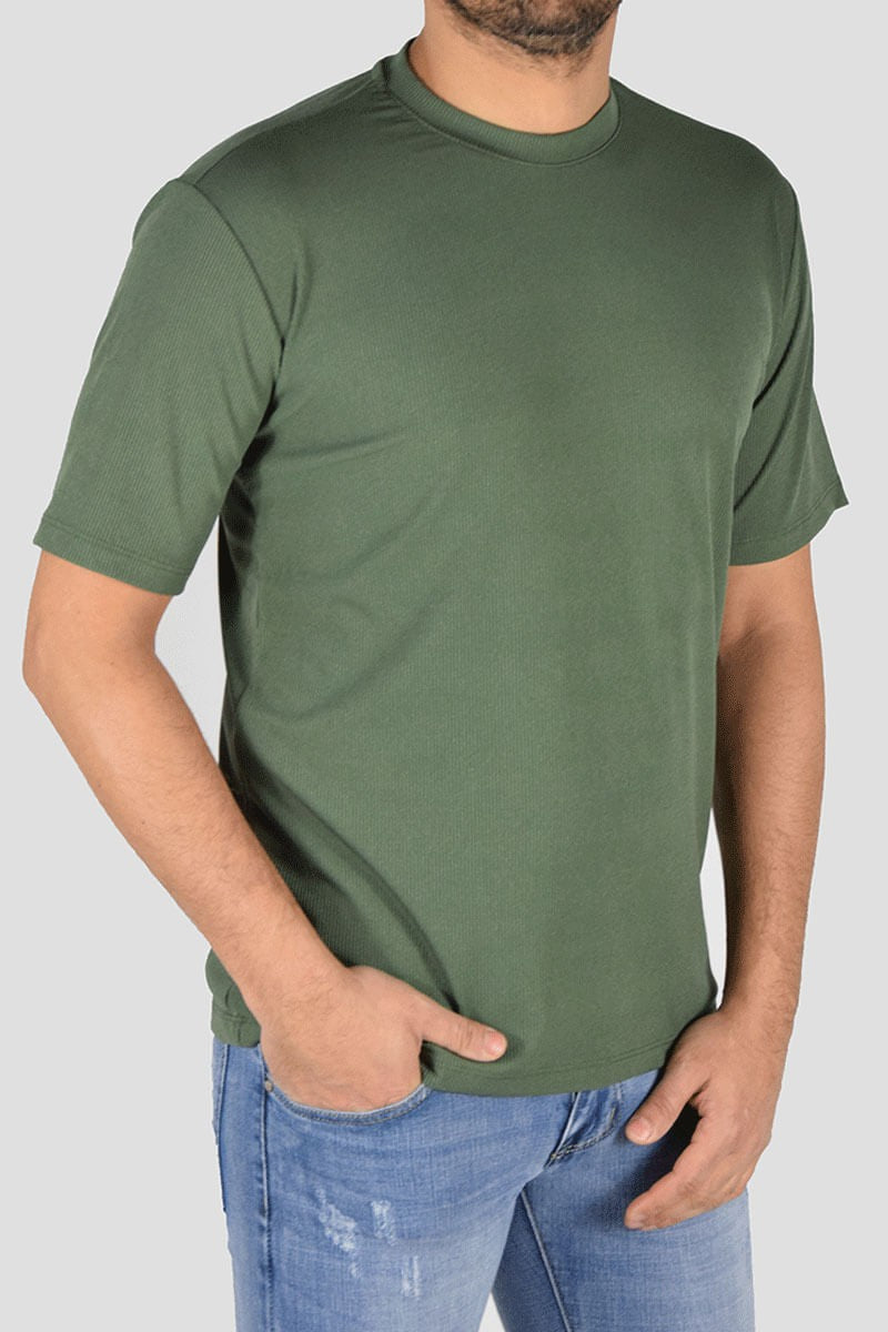 MAGLIA ELASTICIZZATA TESSUTO RIGATO