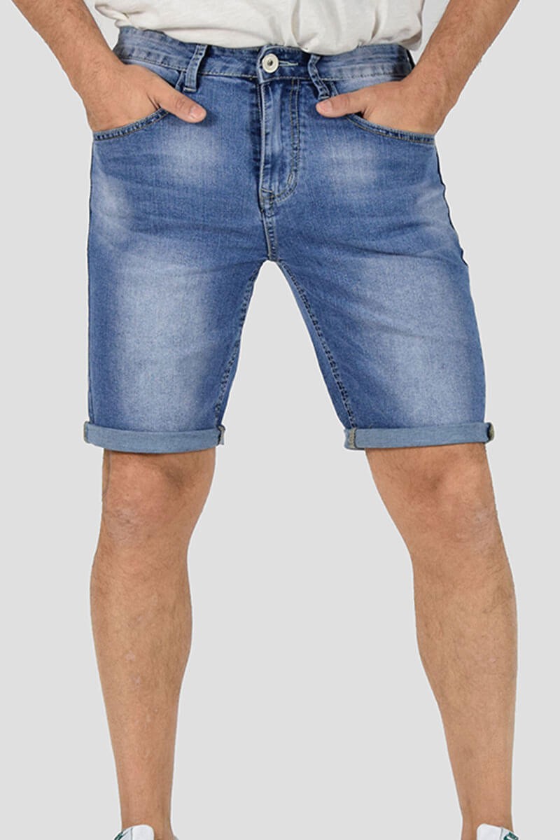 BERMUDA SKINNY IN DENIM