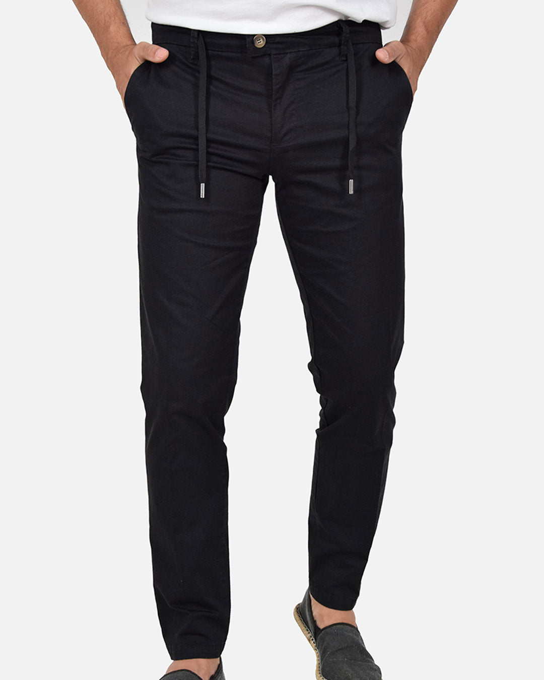 Pantaloni chino in cotone elasticizzato