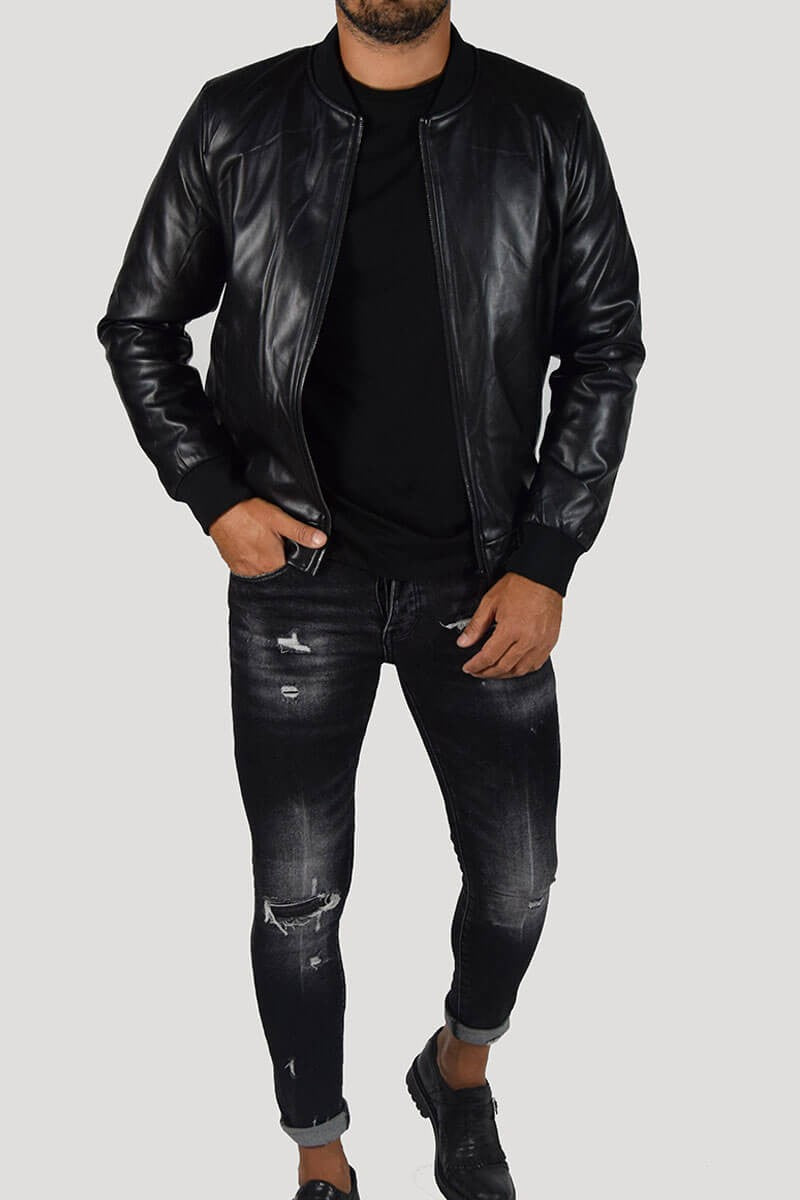 JEANS SKINNY CON STRAPPI