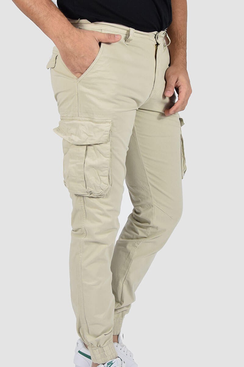 PANTALONI CON TASCONI E POLSINO