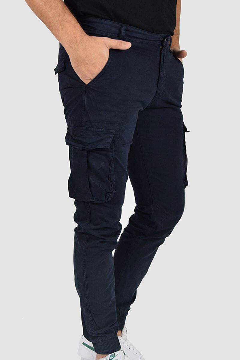 PANTALONI CON TASCONI E POLSINO