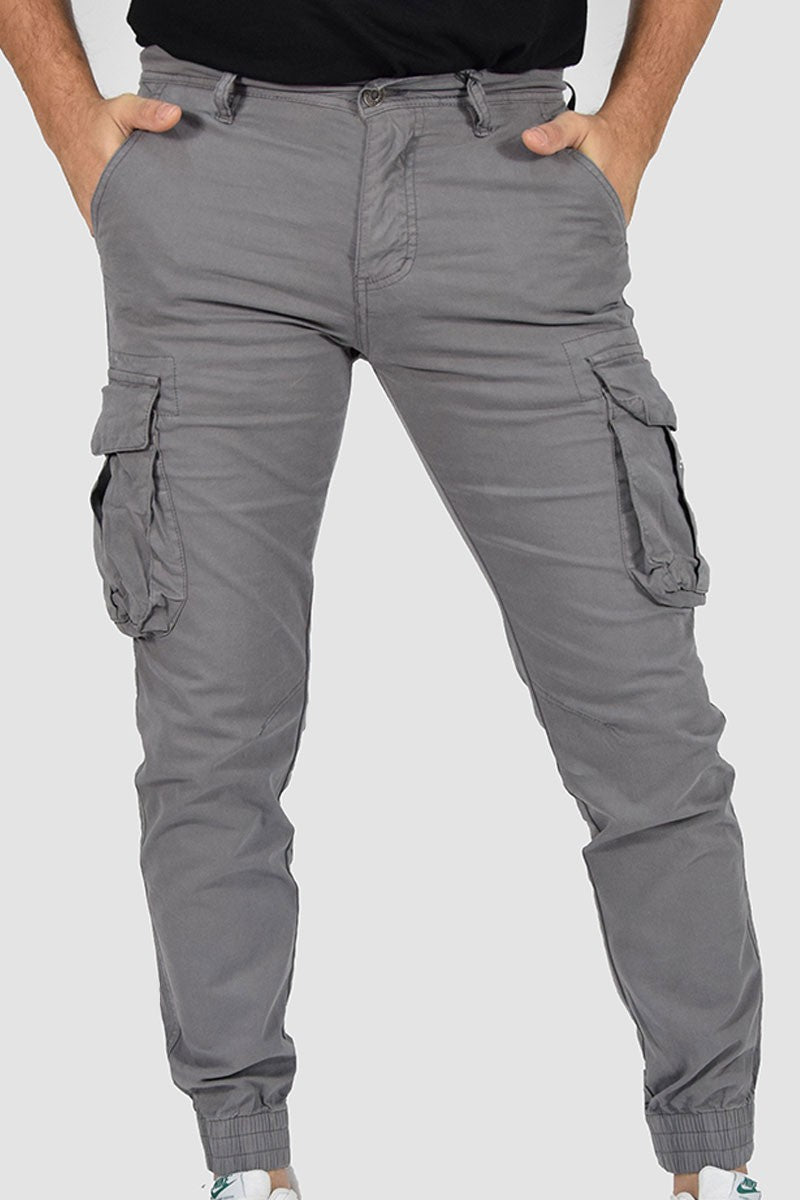 PANTALONI CON TASCONI E POLSINO
