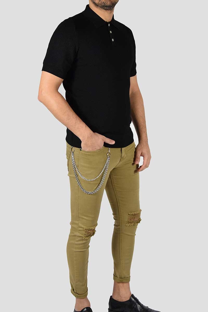 POLO IN MAGLIA MICROFANTASIA