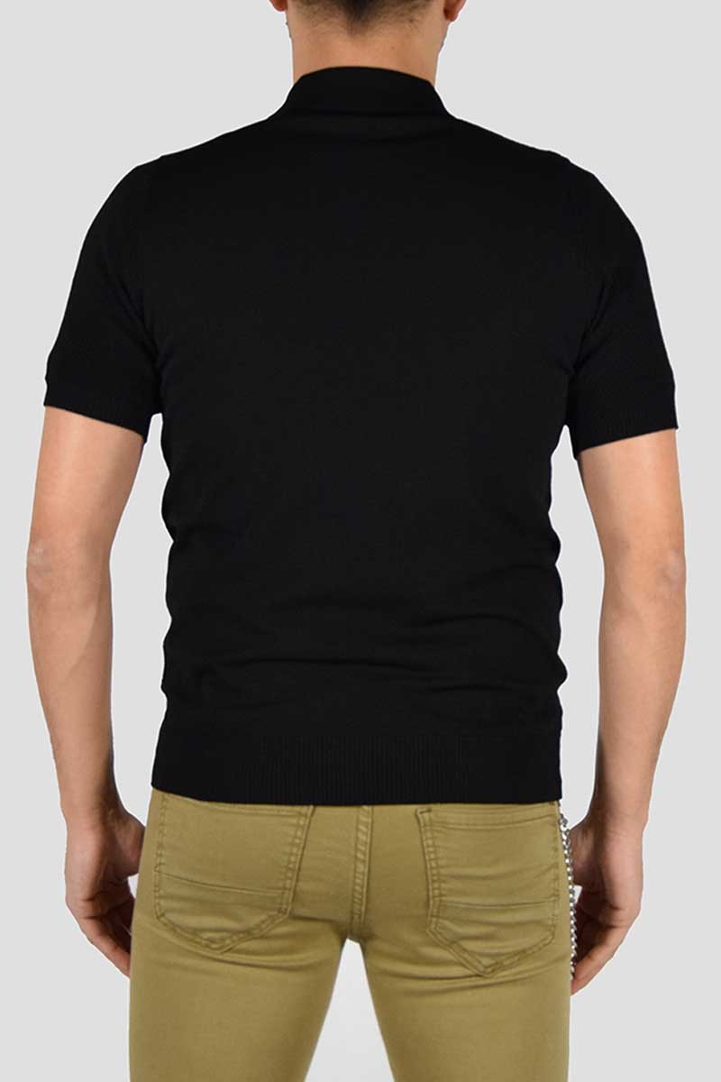 POLO IN MAGLIA MICROFANTASIA