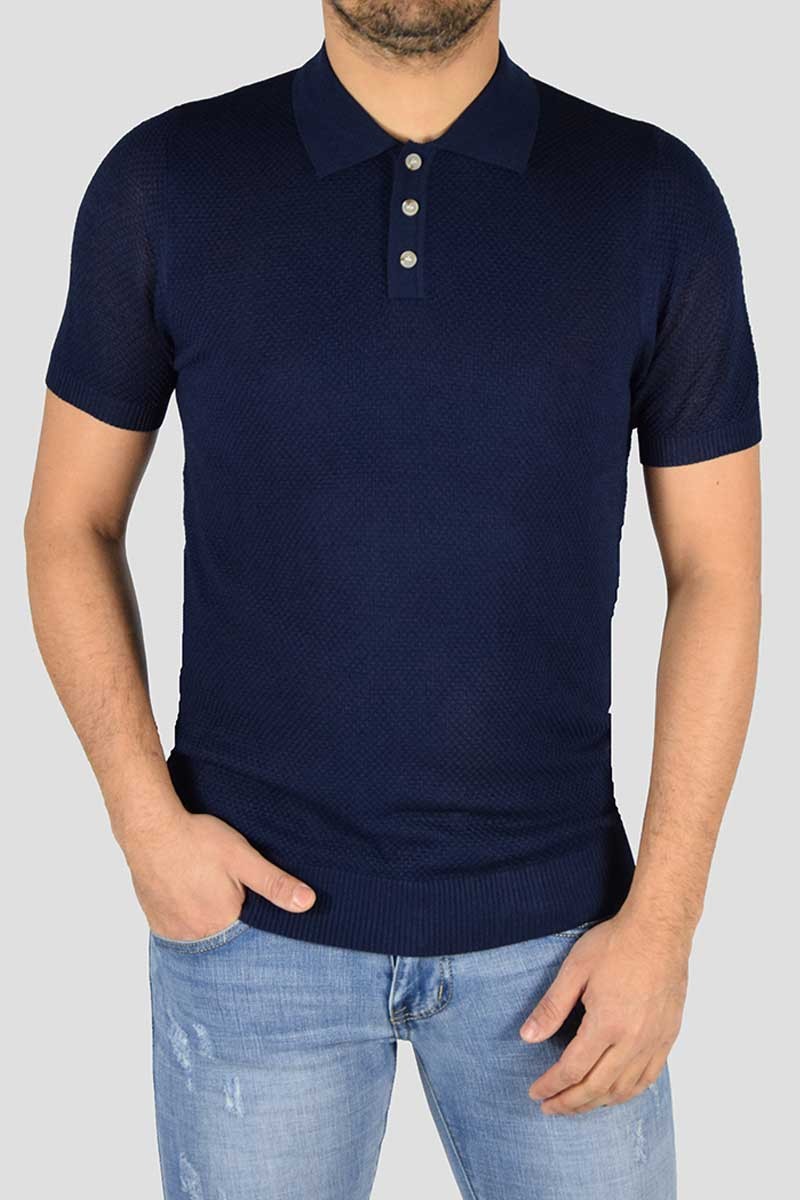 POLO IN MAGLIA MICROFANTASIA