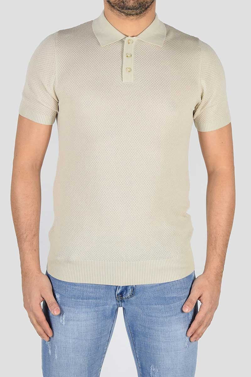 POLO IN MAGLIA MICROFANTASIA