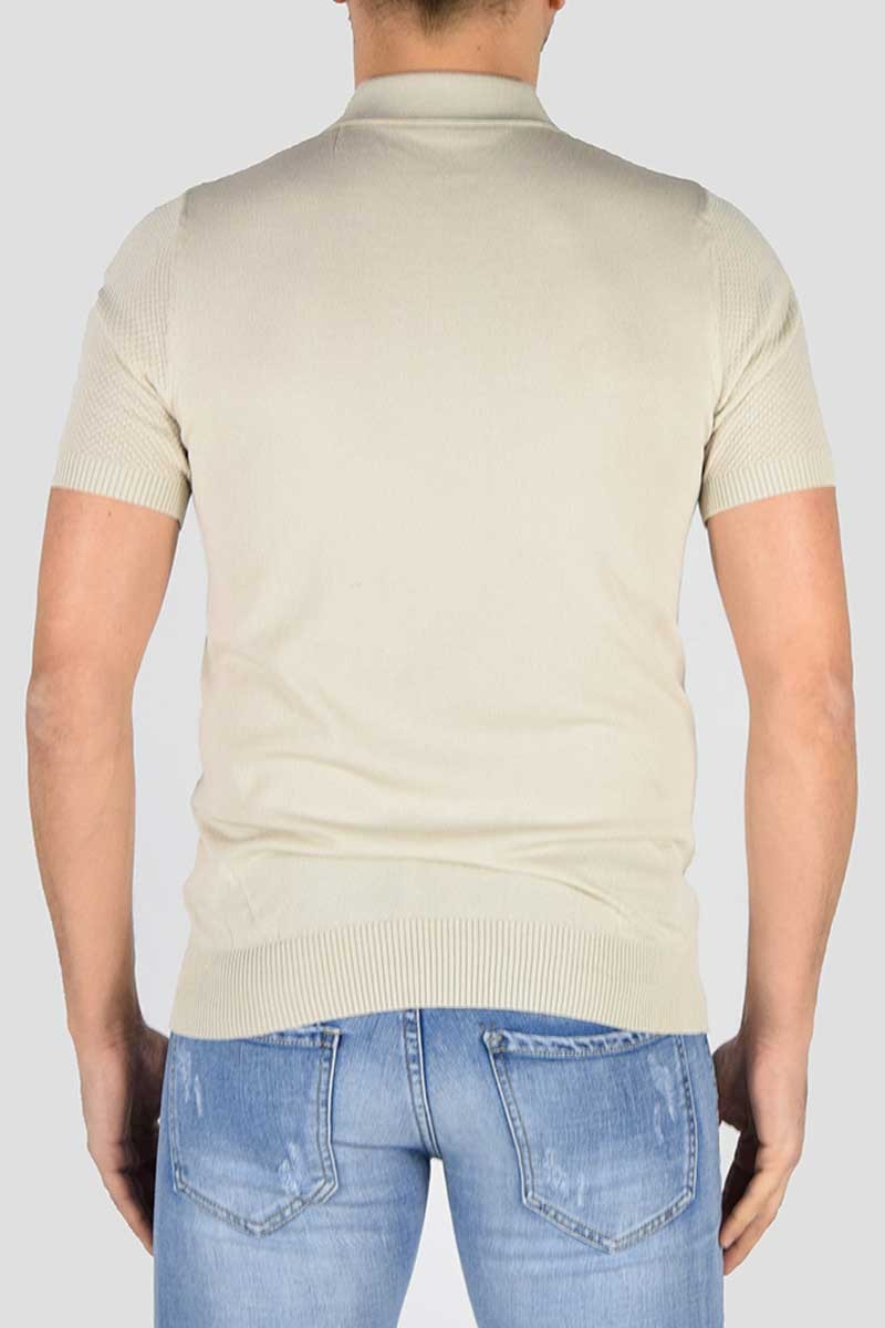 POLO IN MAGLIA MICROFANTASIA
