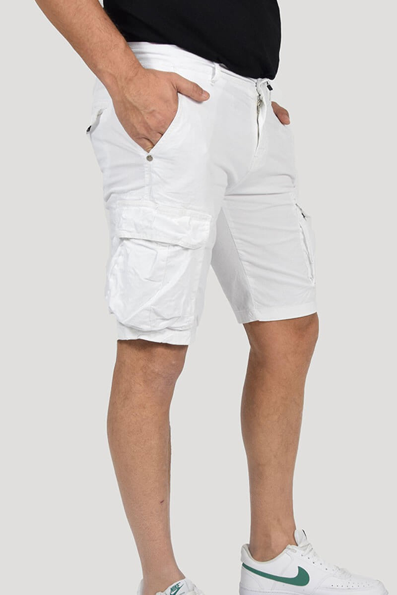 BERMUDA SKINNY CON TASCONI