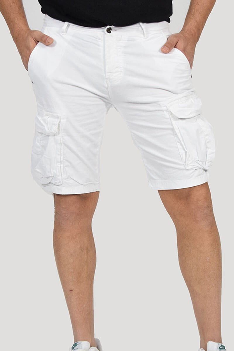 BERMUDA SKINNY CON TASCONI