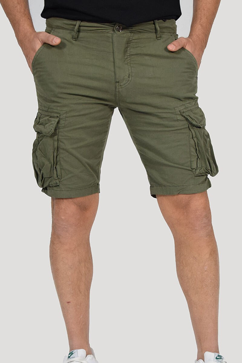 BERMUDA SKINNY CON TASCONI