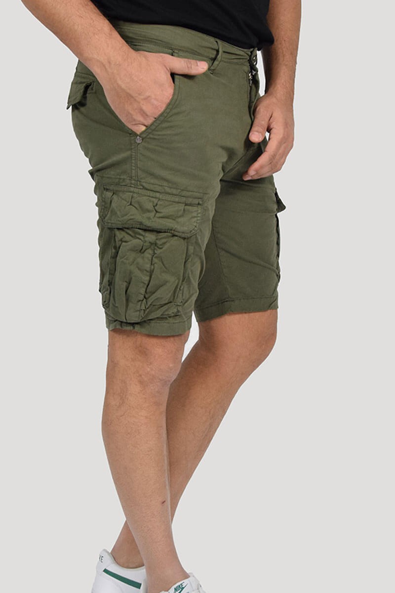 BERMUDA SKINNY CON TASCONI