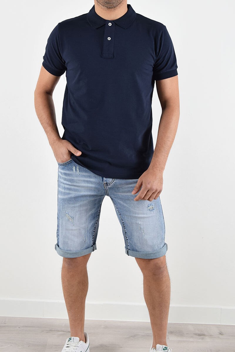 BERMUDA IN JEANS CON STRAPPI