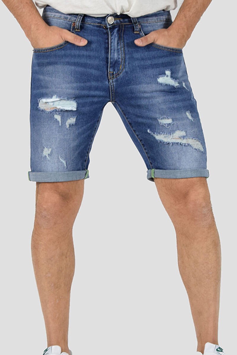 BERMUDA SKINNY CON STRAPPI