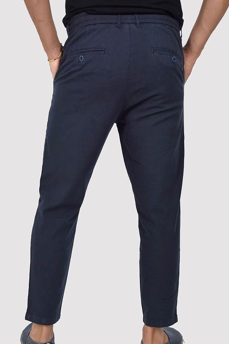 PANTALONI CAPRI CON ELASTICO E LACCIO IN VITA
