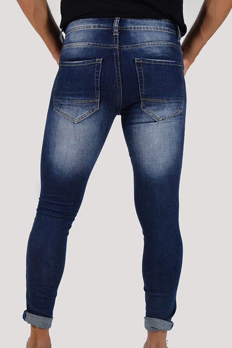 JEANS SKINNY CAPRI CON PITTURA