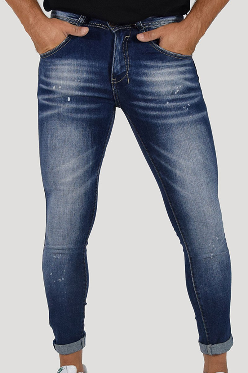 JEANS SKINNY CAPRI CON PITTURA