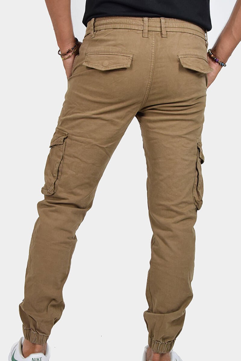 PANTALONI CON TASCONI E LACCIO IN VITA