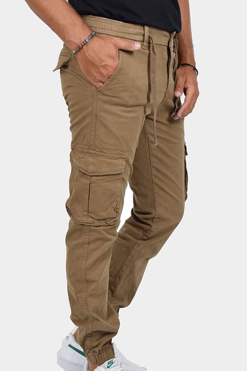 PANTALONI CON TASCONI E LACCIO IN VITA