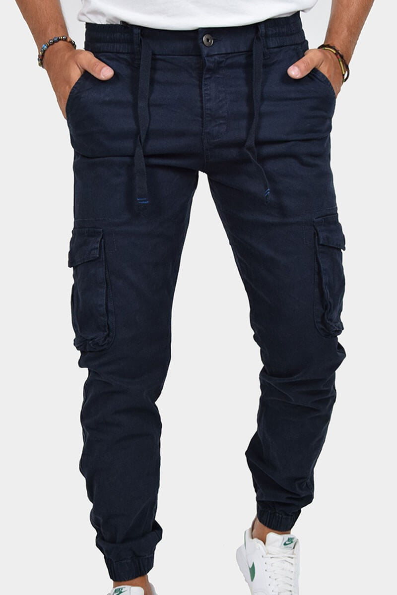 PANTALONI CON TASCONI E LACCIO IN VITA