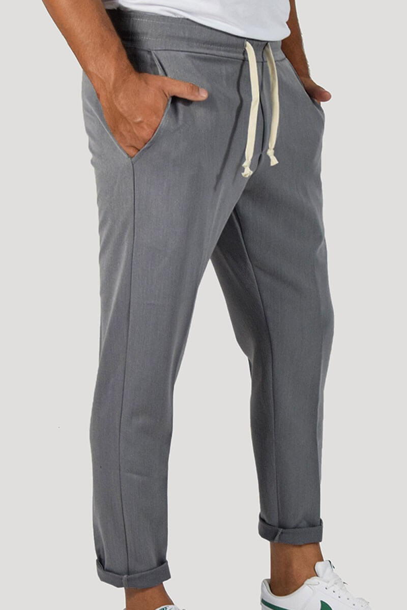PANTALONI CON LACCIO IN VITA