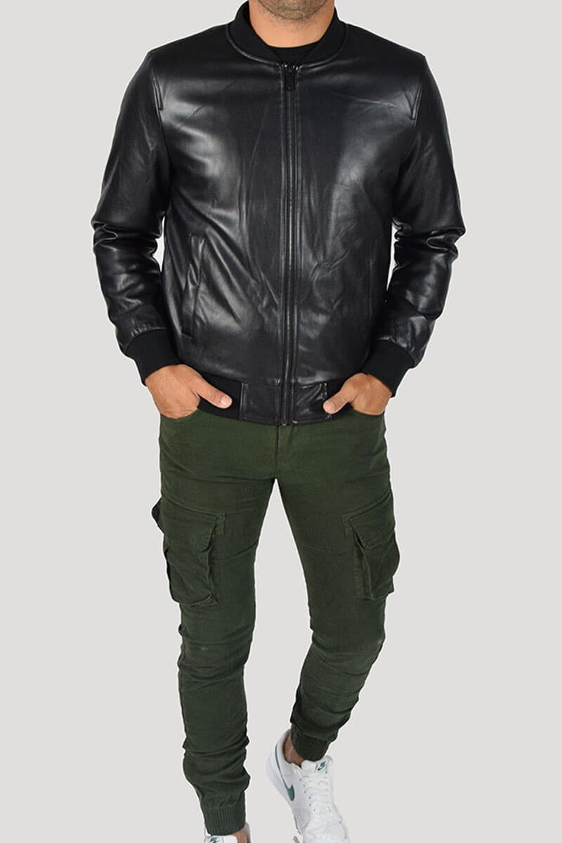 GIUBBOTTO IN ECOPELLE